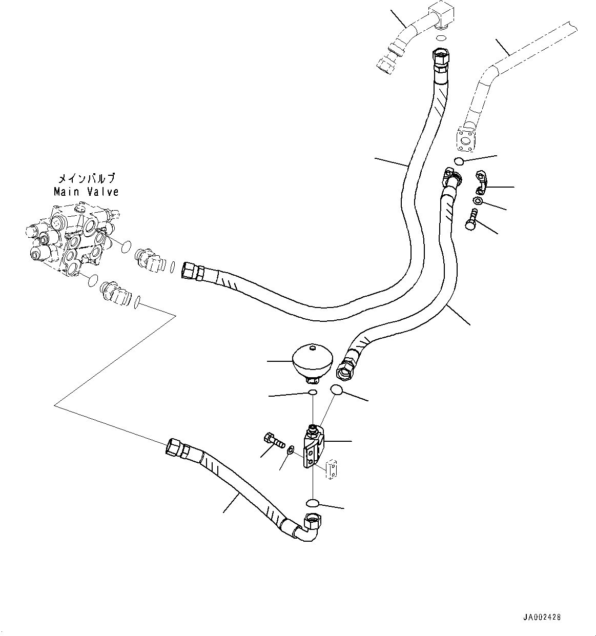 Шланг 416-62-43410 KOMATSU