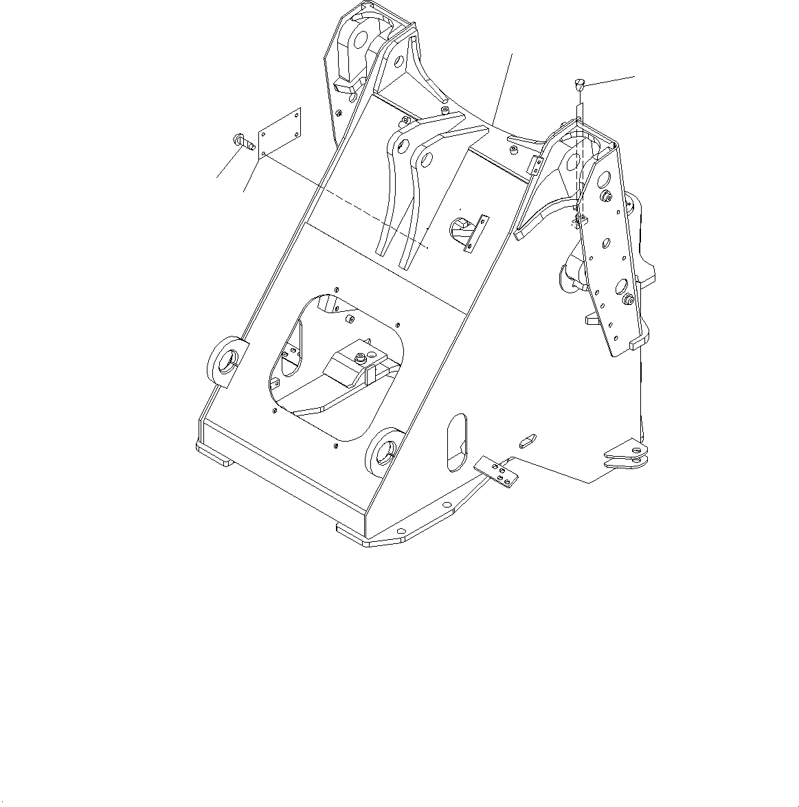 Frame, Front 416-46-41101 KOMATSU