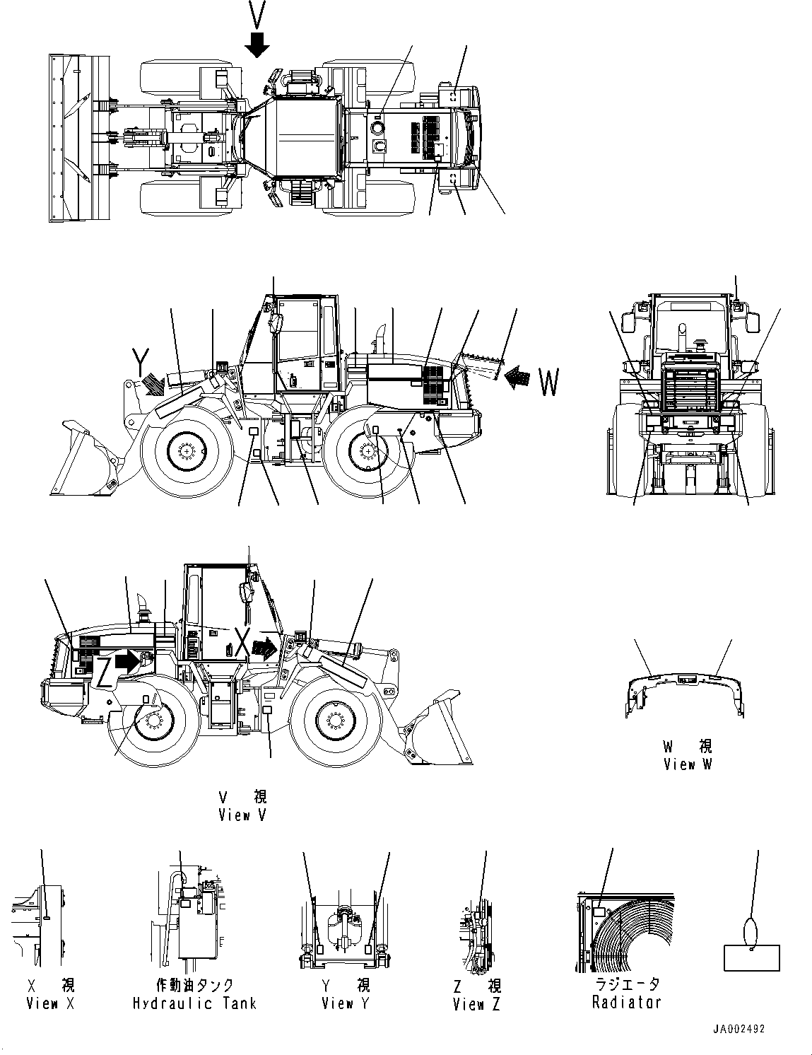 Табличка смазки 418-V00-4122 KOMATSU