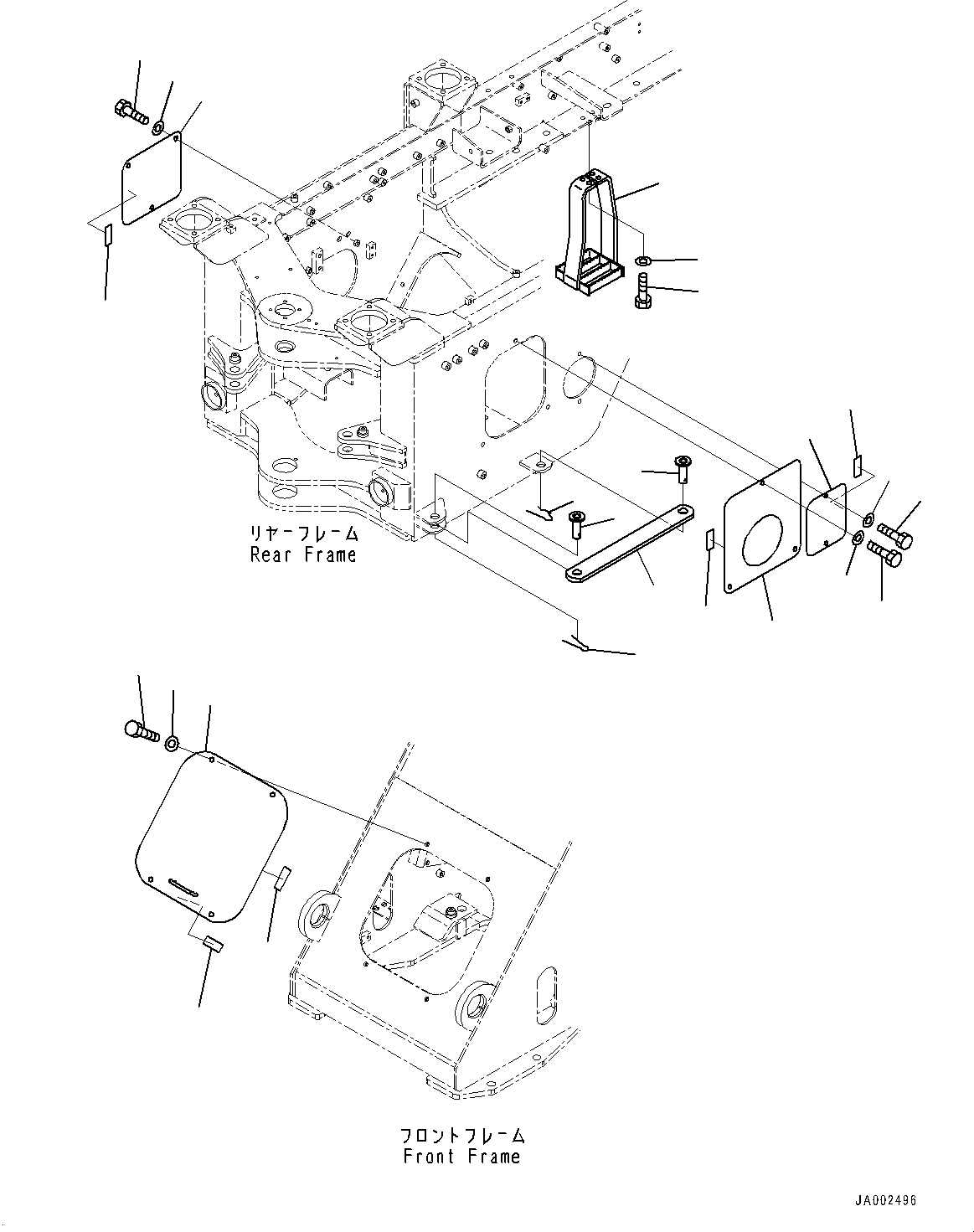 Подножка 416-46-44210 KOMATSU
