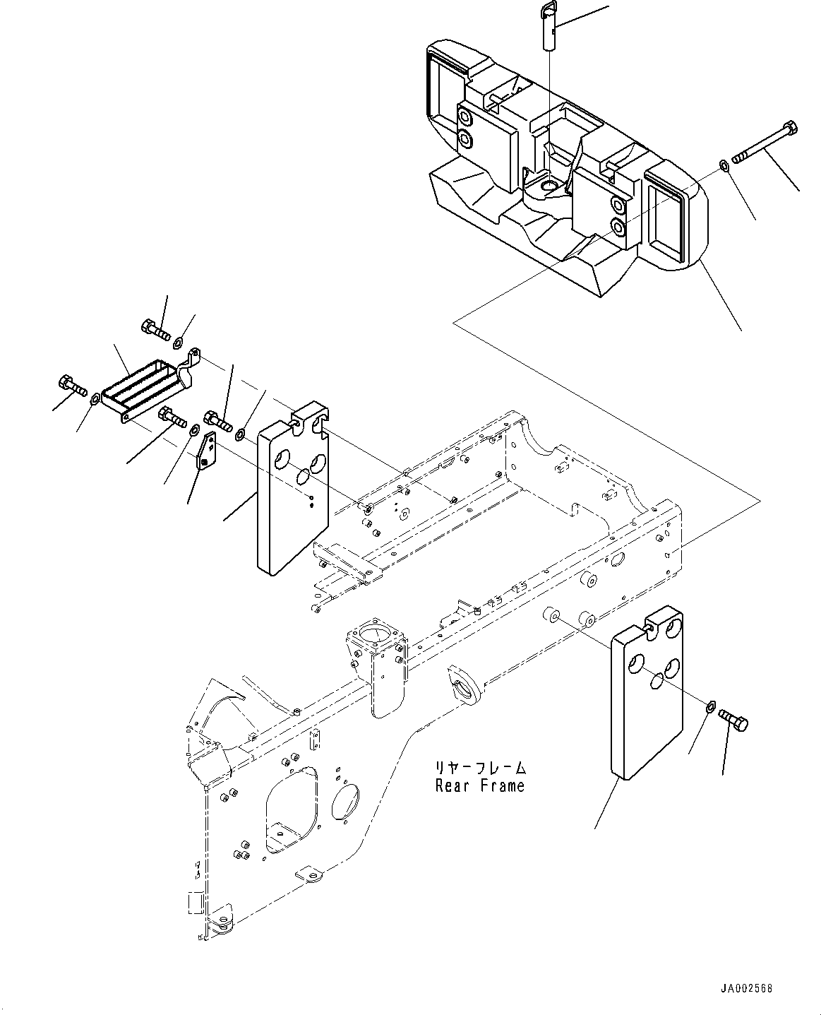 Counterweight 416-975-4110 KOMATSU