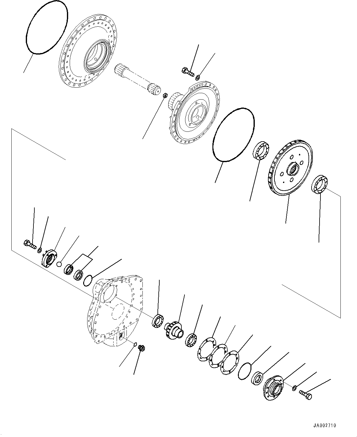 Final Drive Assembly, For Extreme Cold Area Specification (-40 deg C) 14X-27-00560 KOMATSU