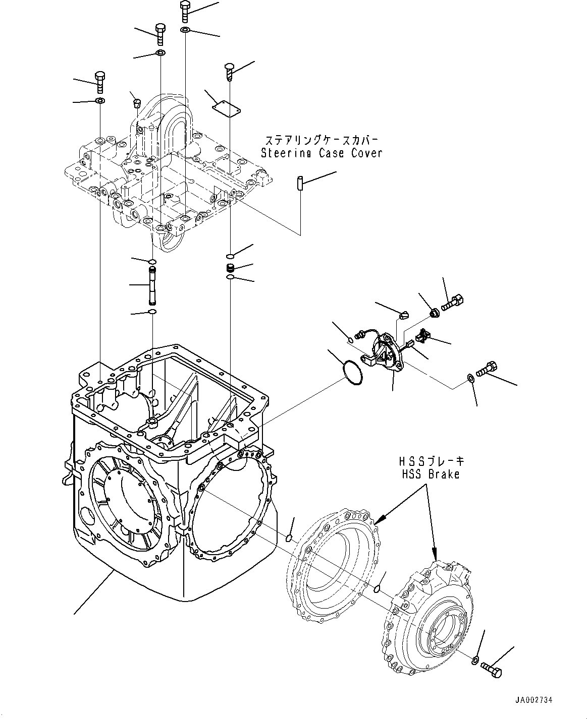 Болт с внутренним шестигранником 01252-A0520 KOMATSU