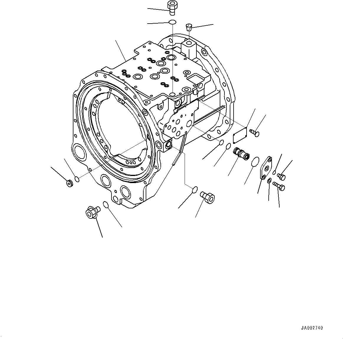 Корпус 14X-15-51111 KOMATSU