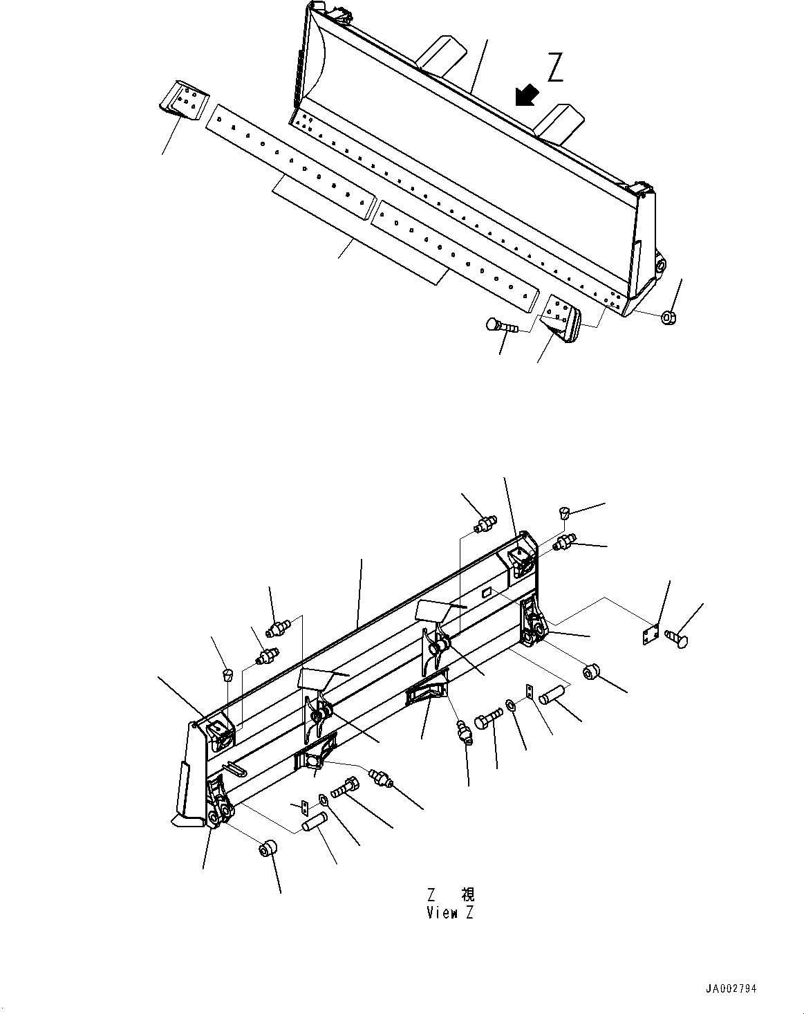 Щётка стеклоочистителя 14X-71-51101 KOMATSU