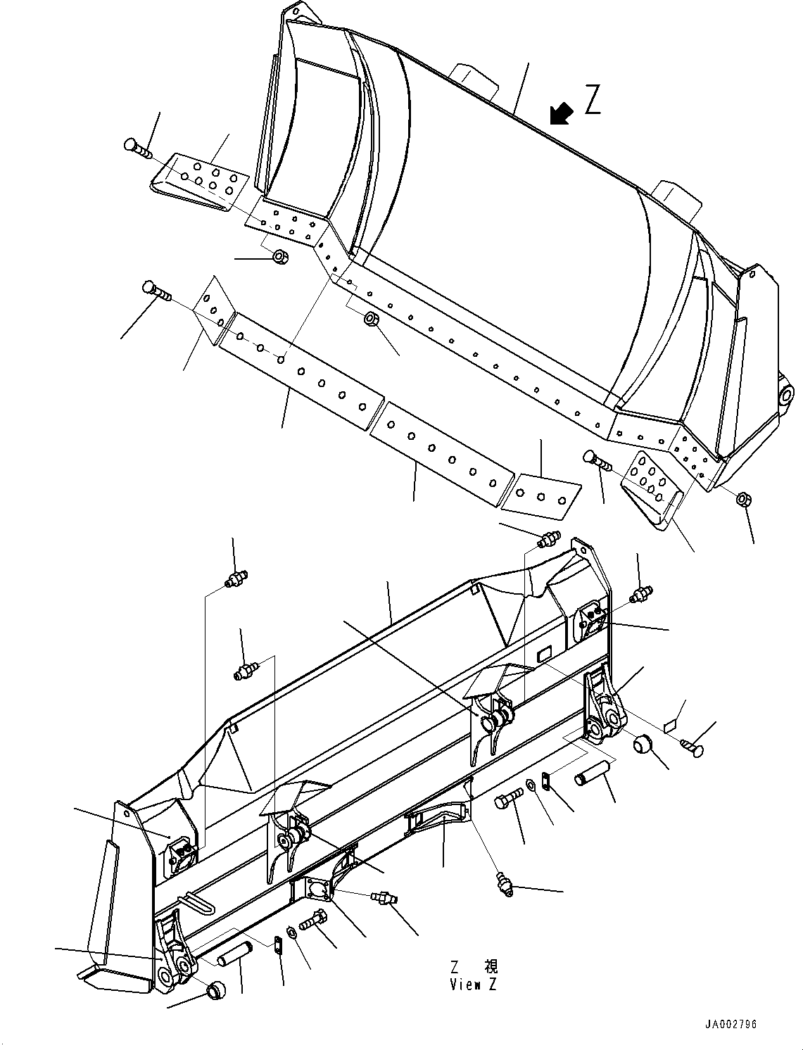 Режущая кромка 14X-952-5381 KOMATSU