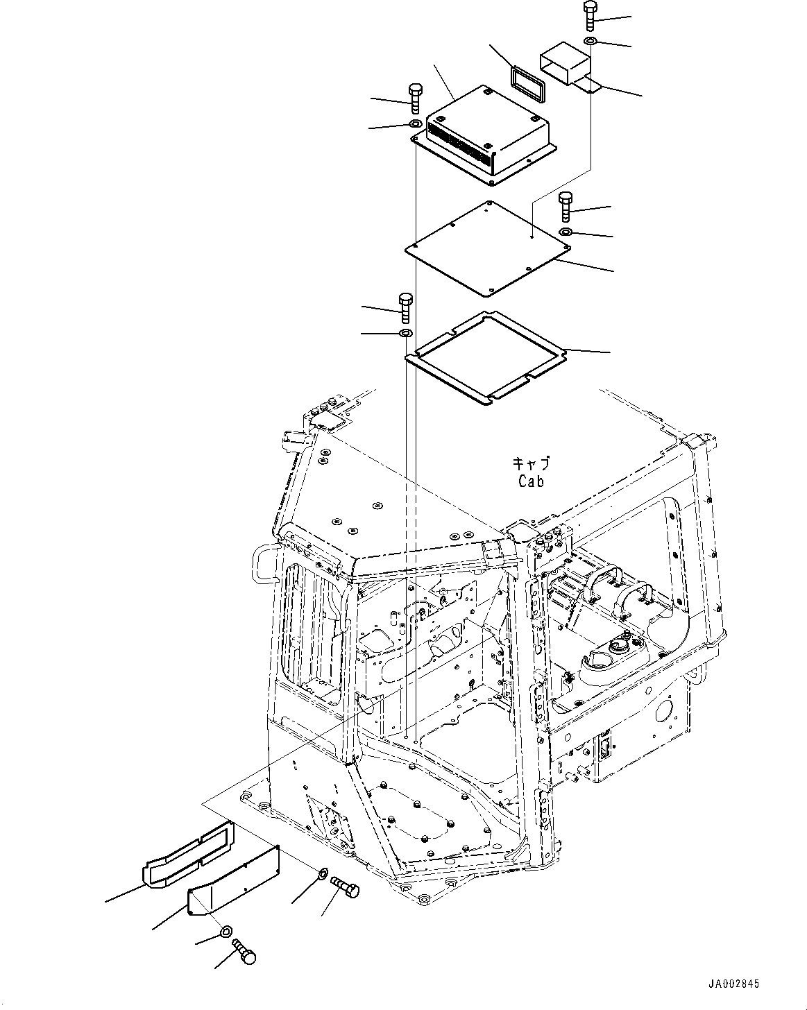 Крышка 14X-54-56321 KOMATSU