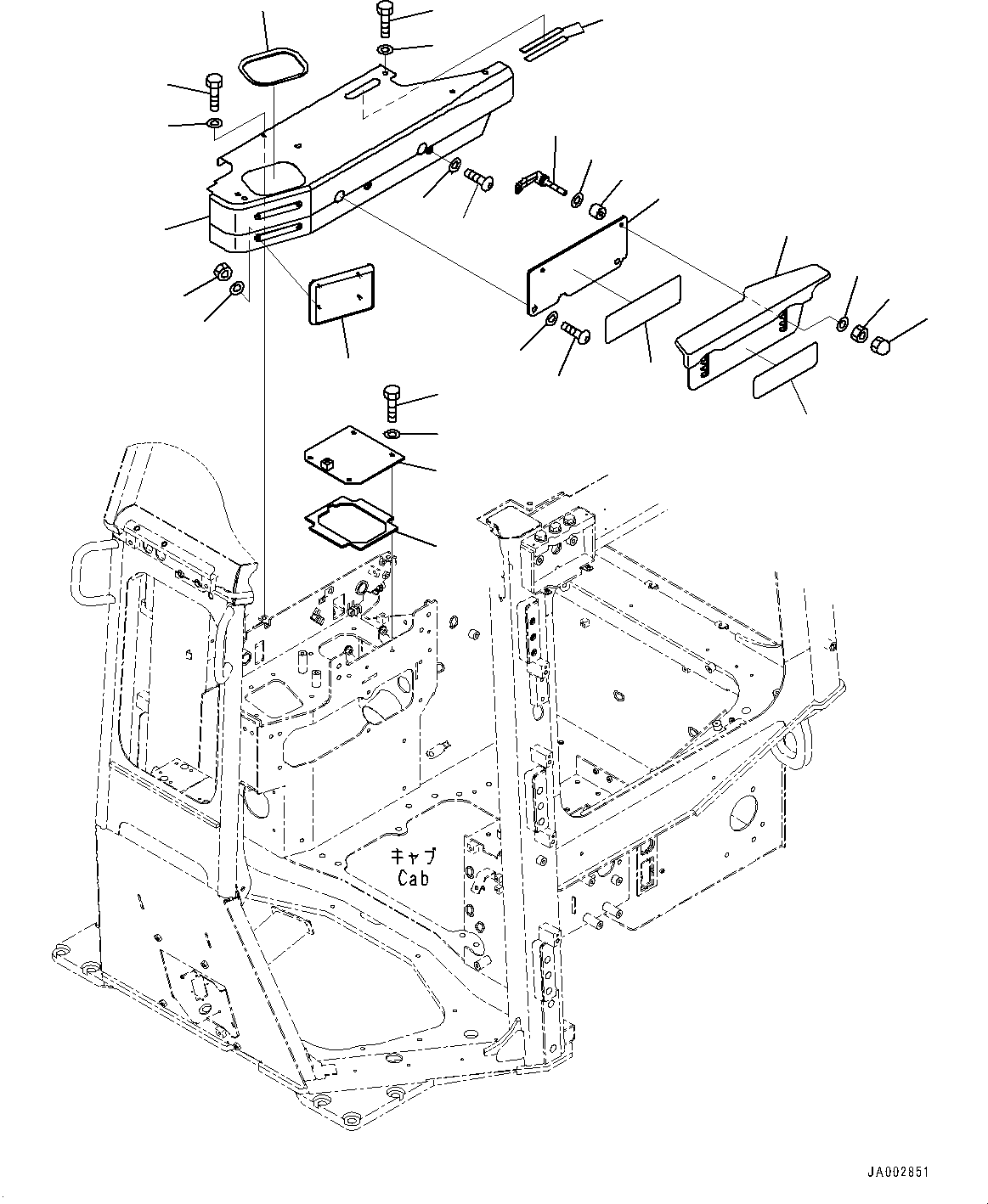 Пластина 14X-54-56591 KOMATSU