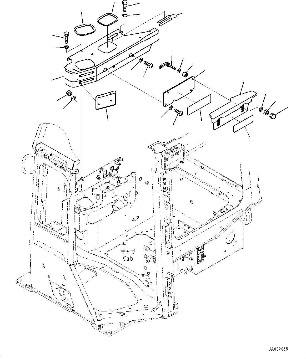 Крышка 14X-54-56391 KOMATSU