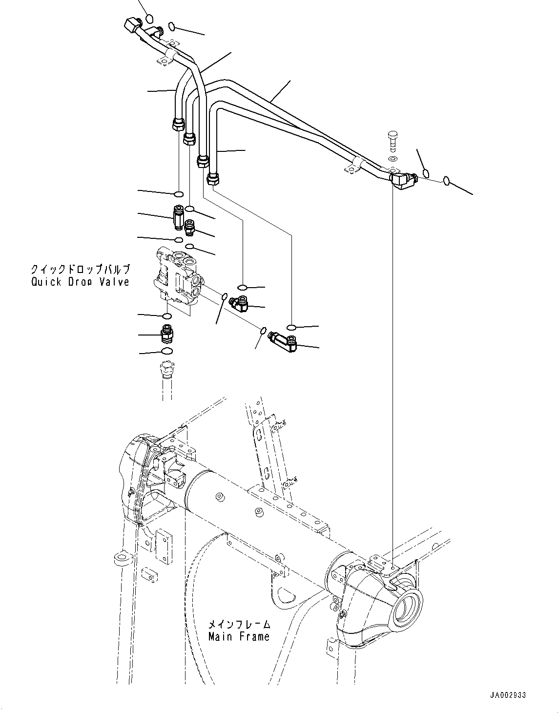 Трубка 14X-62-51151 KOMATSU