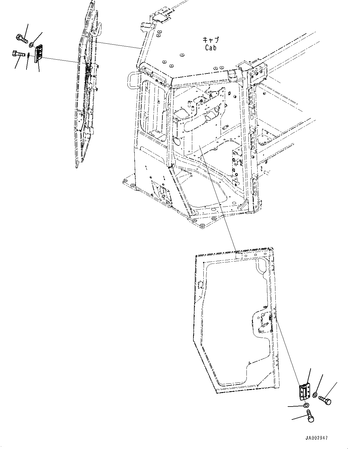 Петля 14X-Y79-3671 KOMATSU