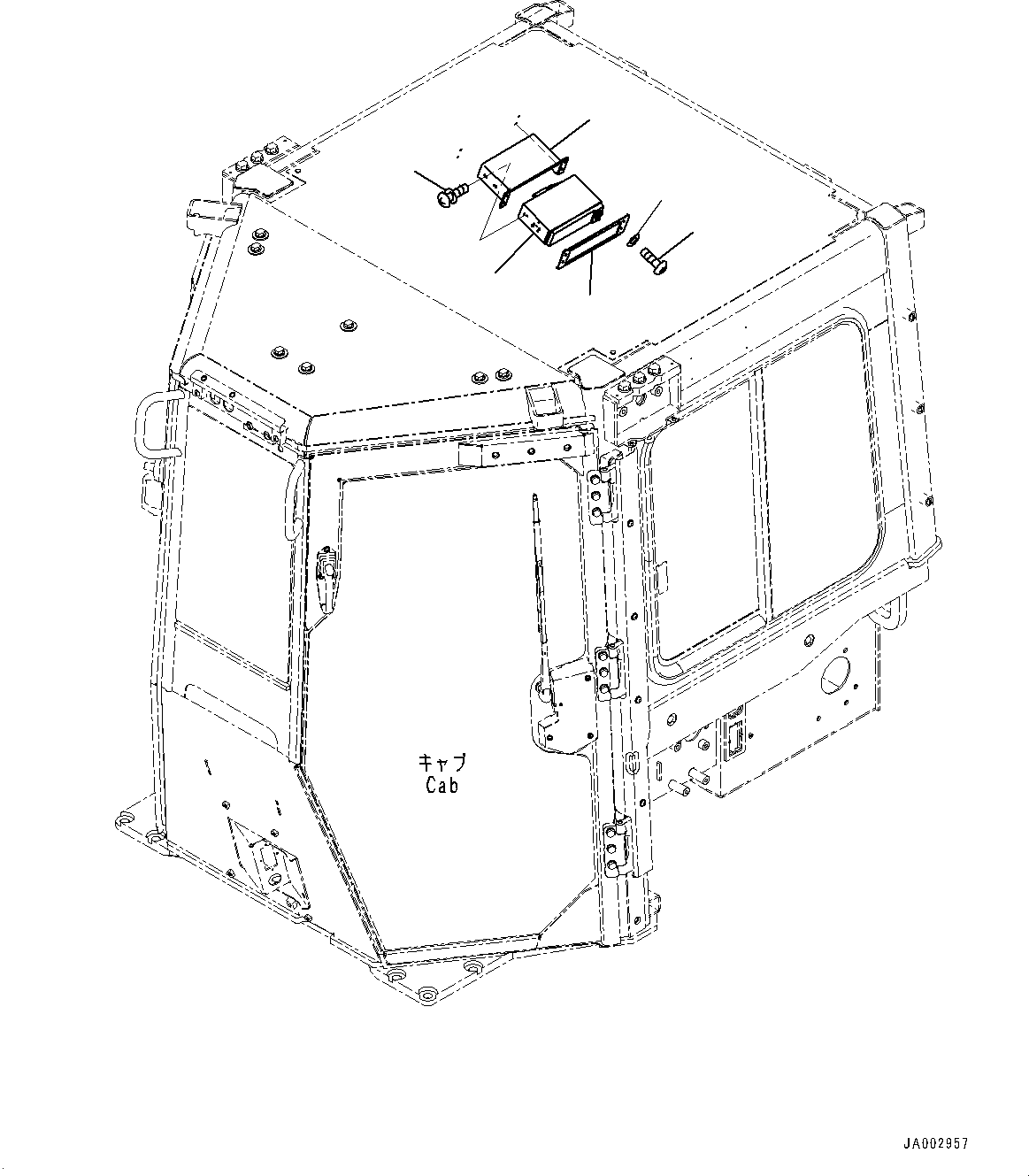 Радиоприёмник 207-06-71736 KOMATSU