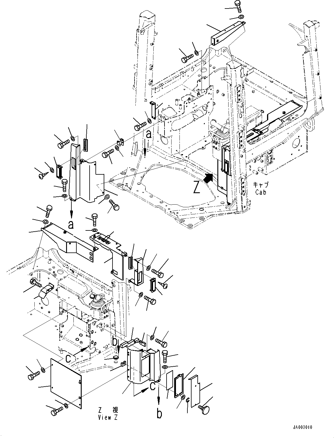 крышка 14X-54-56443 KOMATSU