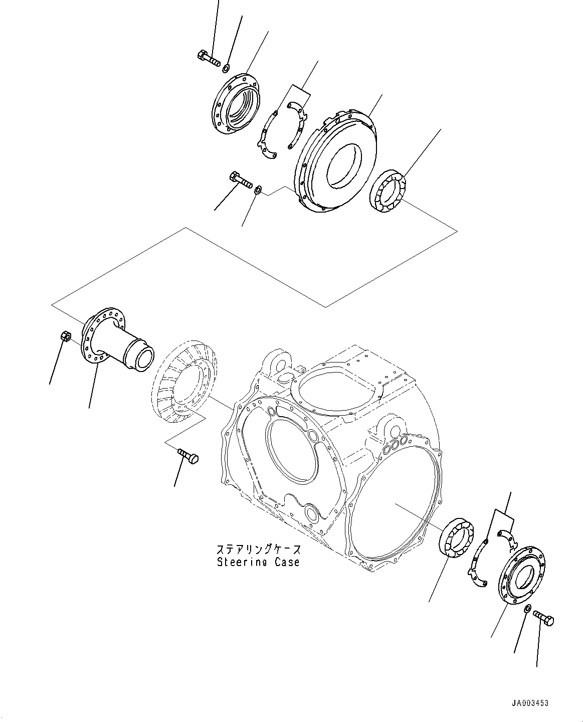 Steering Assembly 195-22-81032 KOMATSU
