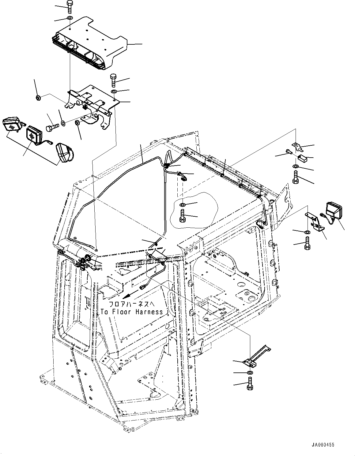 Жгут проводов 12Y-06-12184 KOMATSU