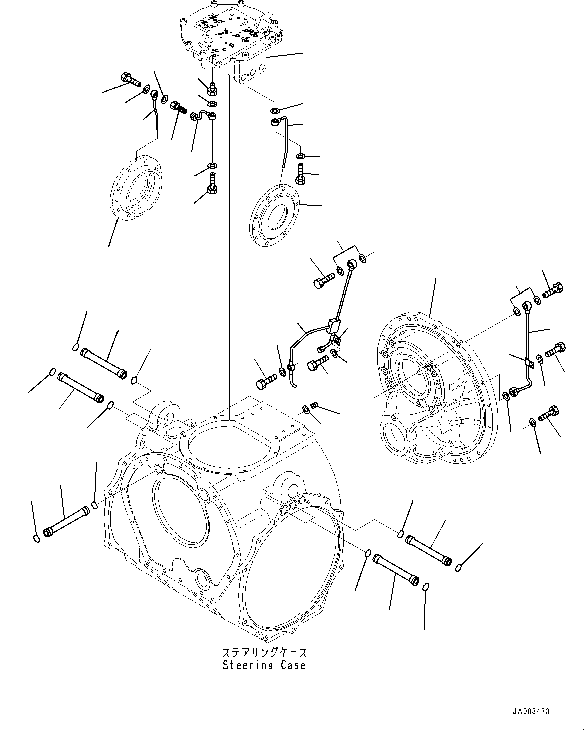 Case(Power Train,Pinion and Cage) (195-22-72132) KOMATSU
