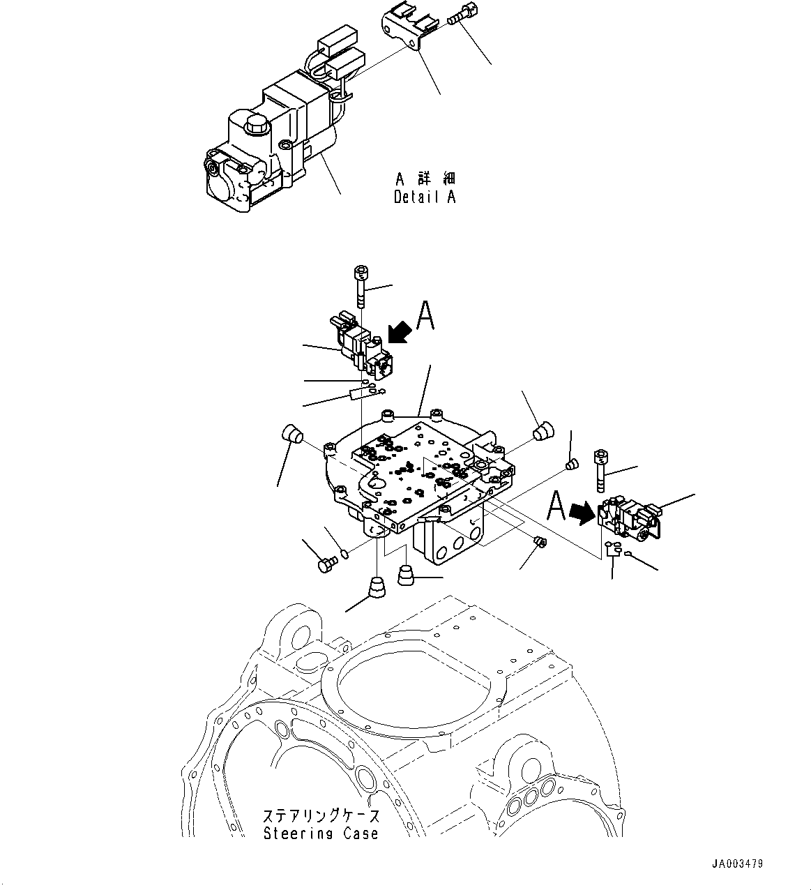 Клапан в сборе 195-22-82002 KOMATSU