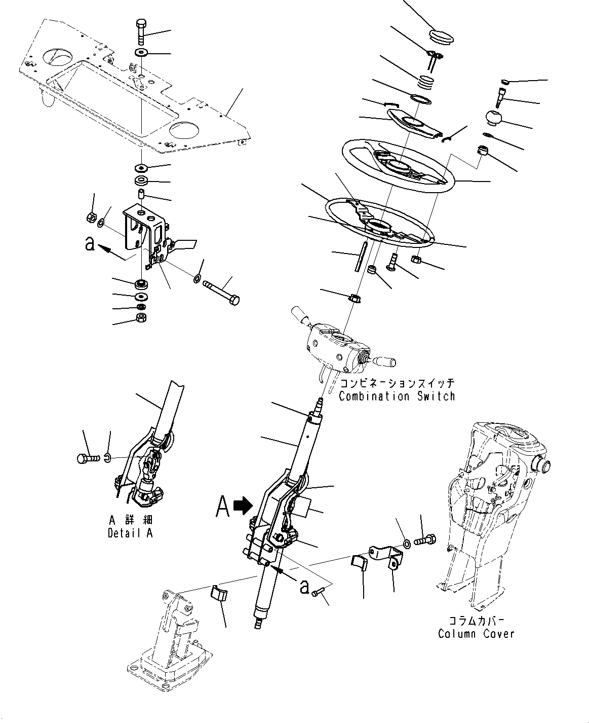 Рулевая колонка в сборе 419-40-42112 KOMATSU