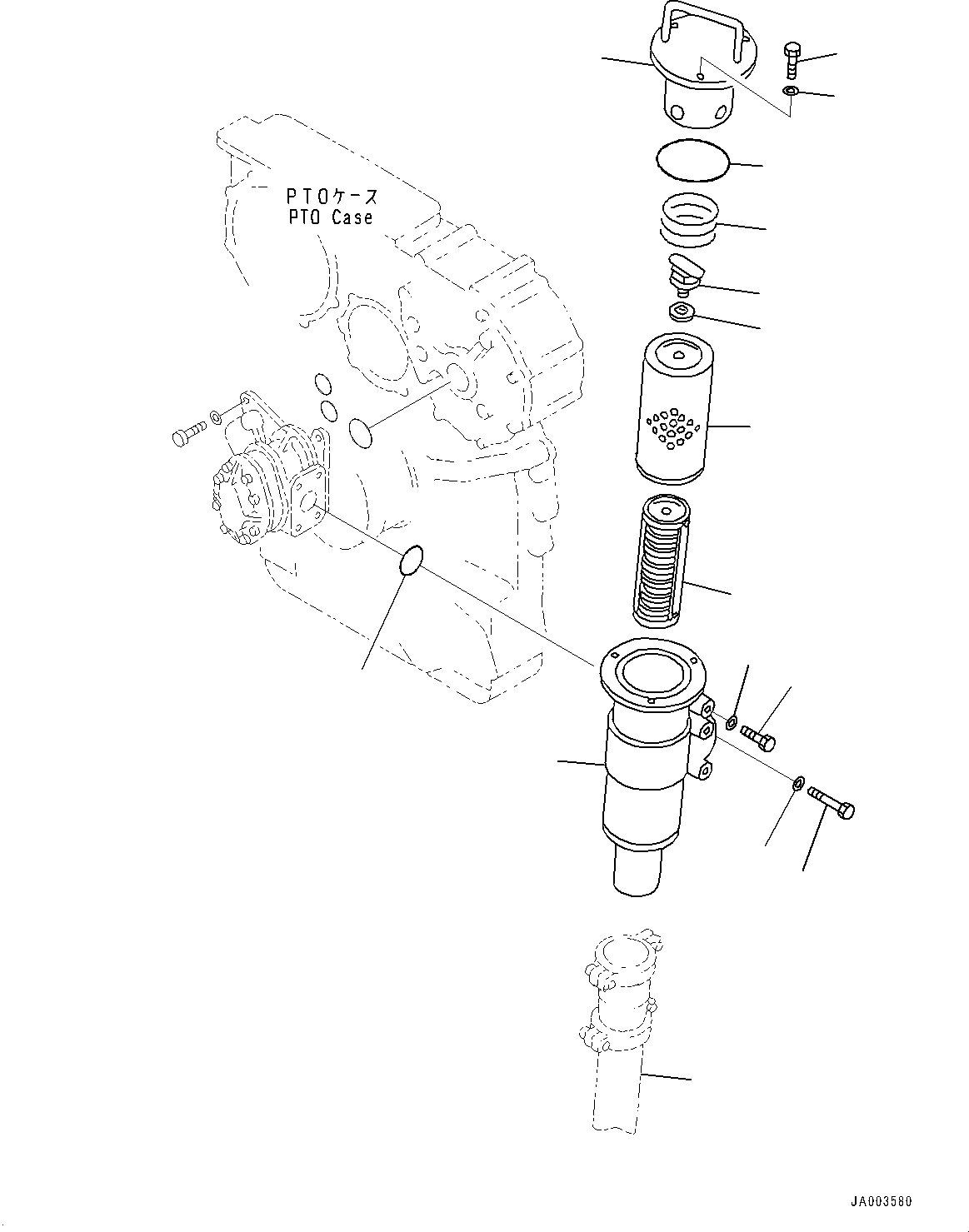 Tube(Power Train,Suction Tube) (195-49-31432) KOMATSU