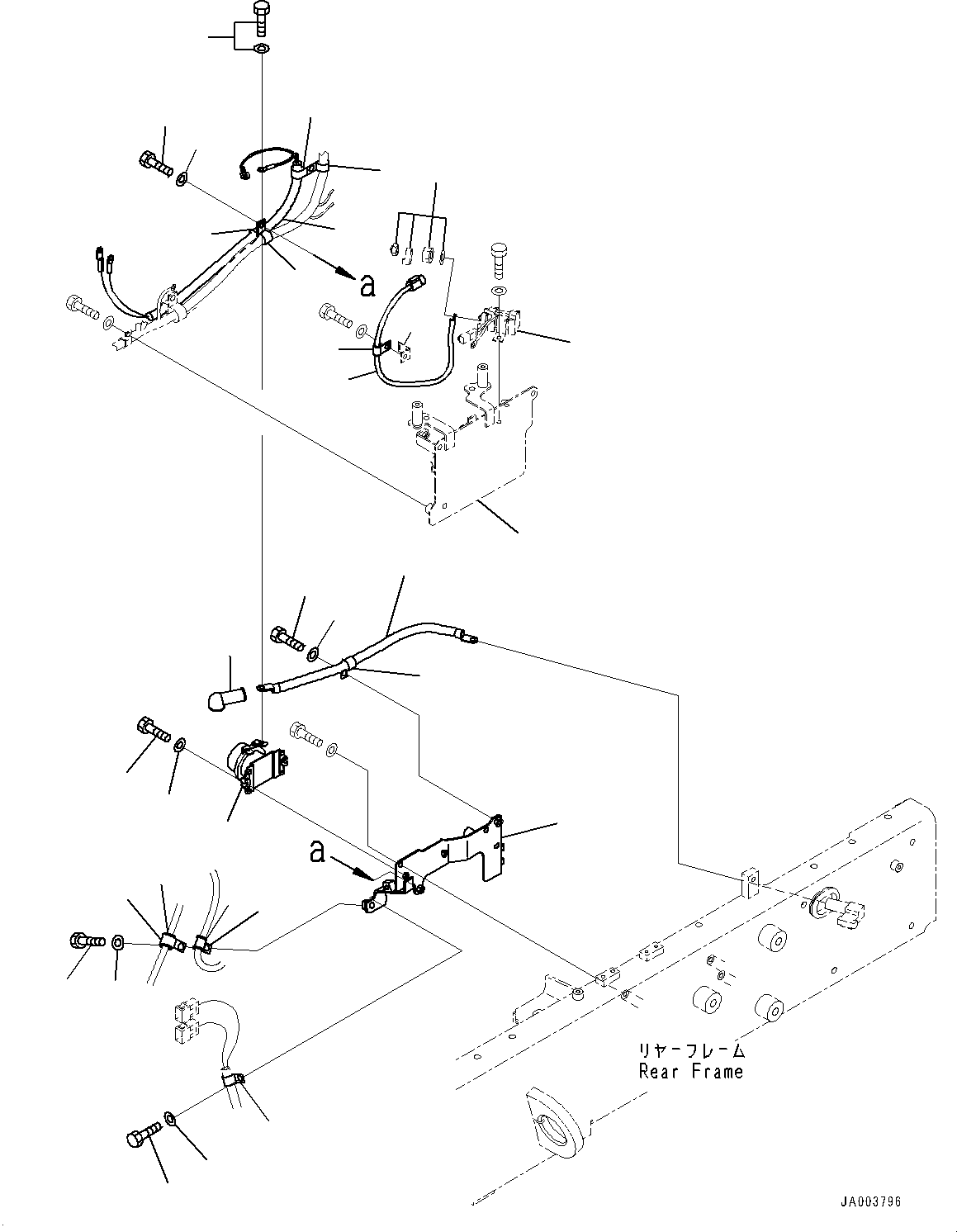 Switch, Starter Relay(Rear Electric Wiring Harness,Wiring Harness) (11Y-06-11391) KOMATSU