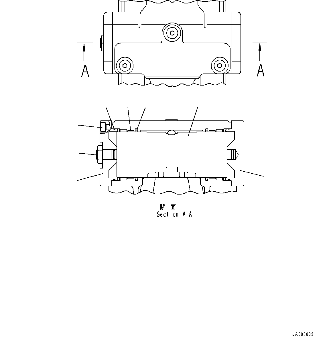 Гайка (UC1701549182) KOMATSU