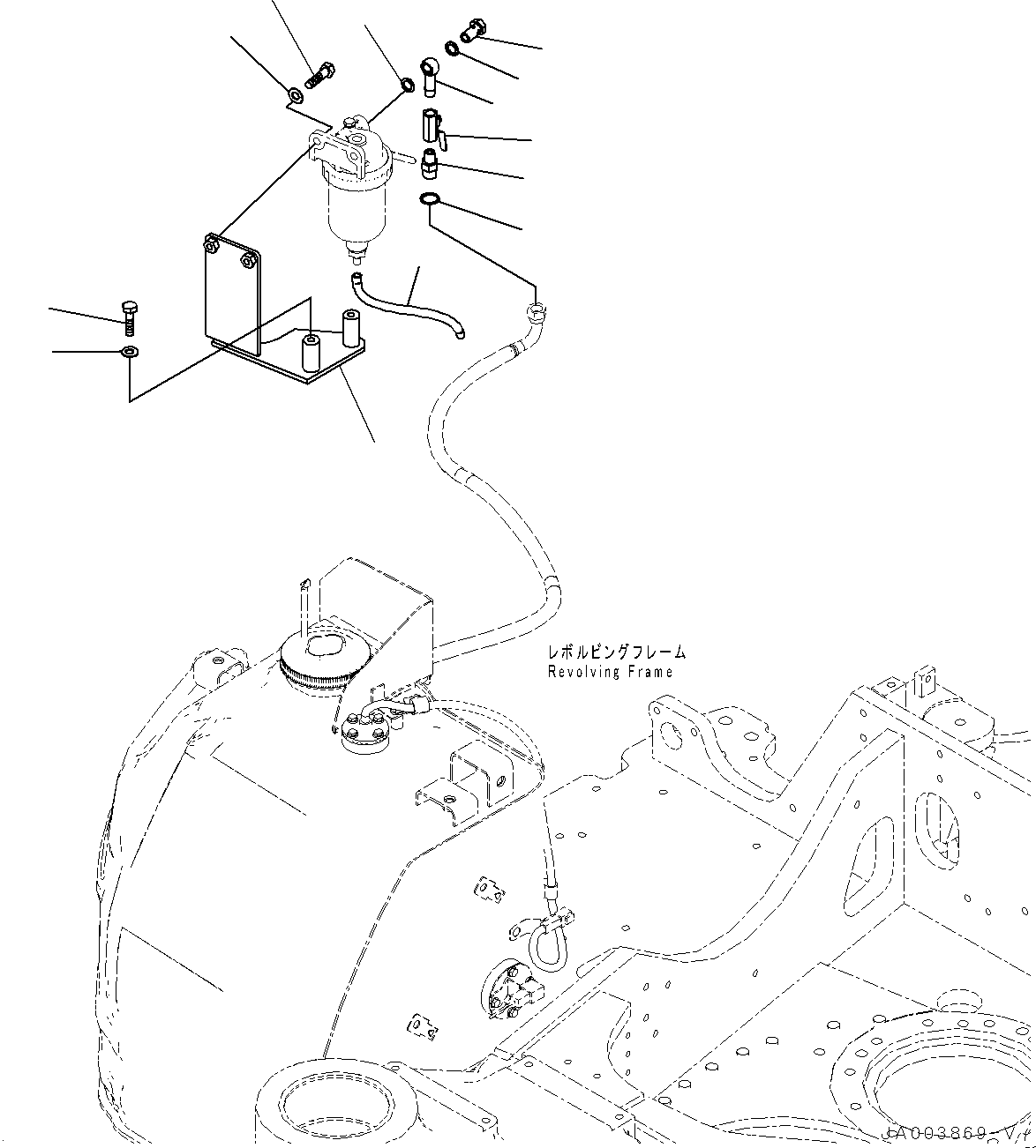 Кронштейн 21W-04-51511 KOMATSU