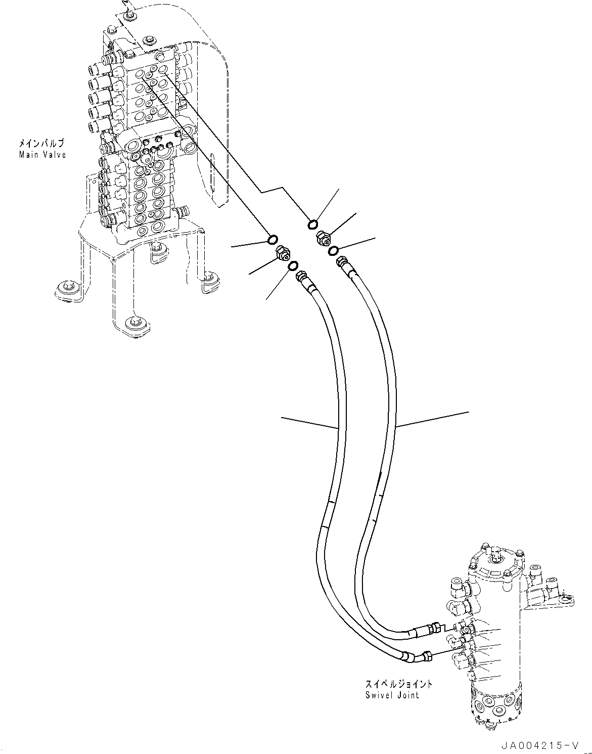 Шланг 22P-910-1641 KOMATSU