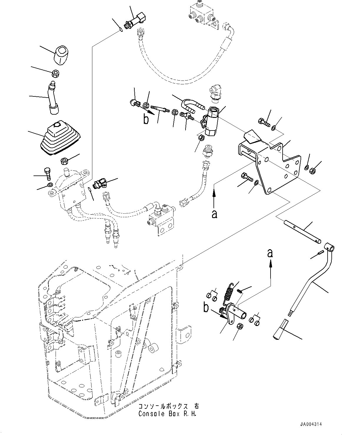 Рычаг 418-V89-3150 KOMATSU