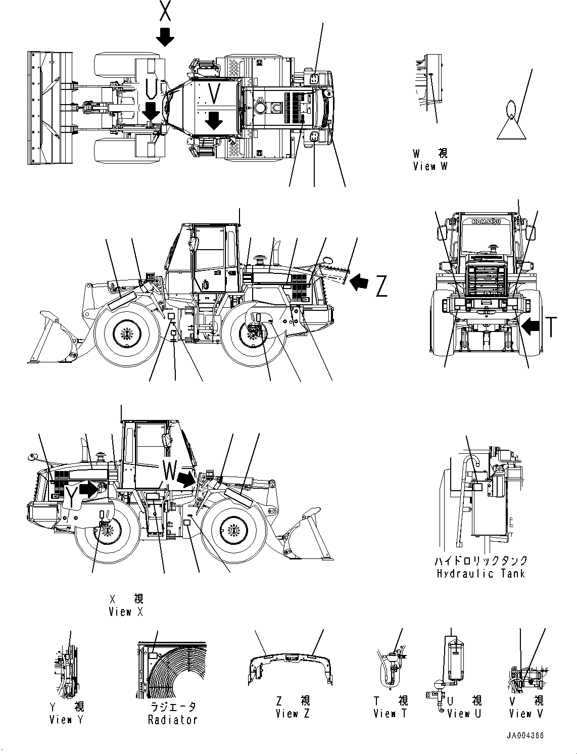 Табличка смазки 417-V00-4122 KOMATSU