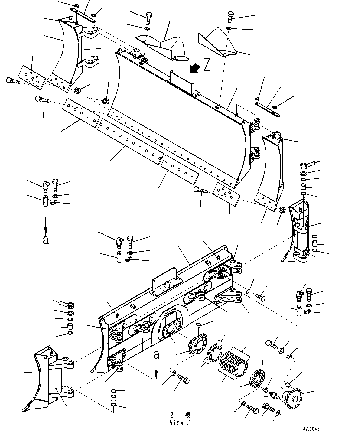 Blade Assembly 14X-72-54101 KOMATSU