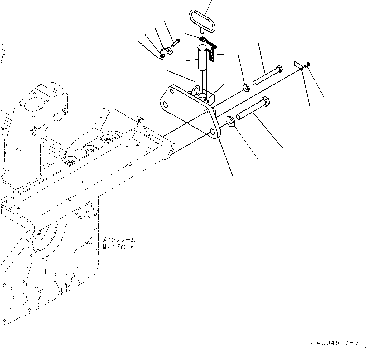 Кронштейн 14X-69-51201 KOMATSU