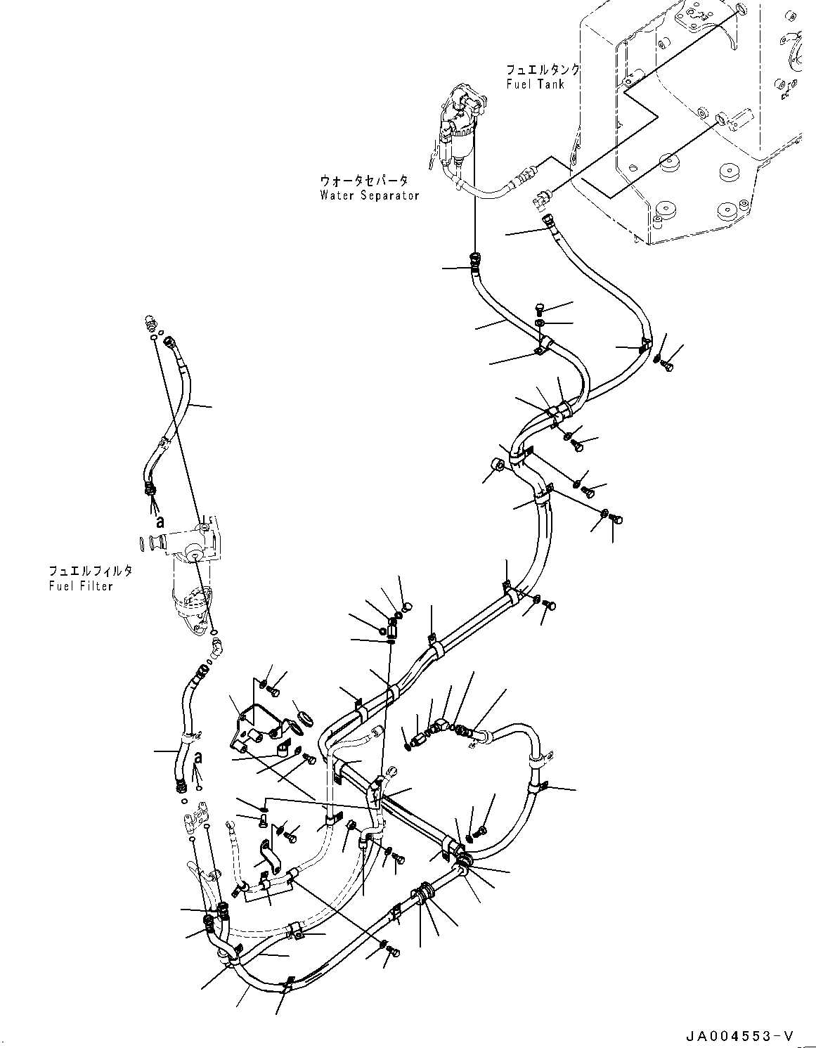Шланг с торцевым уплотнением 02762-G0337 KOMATSU