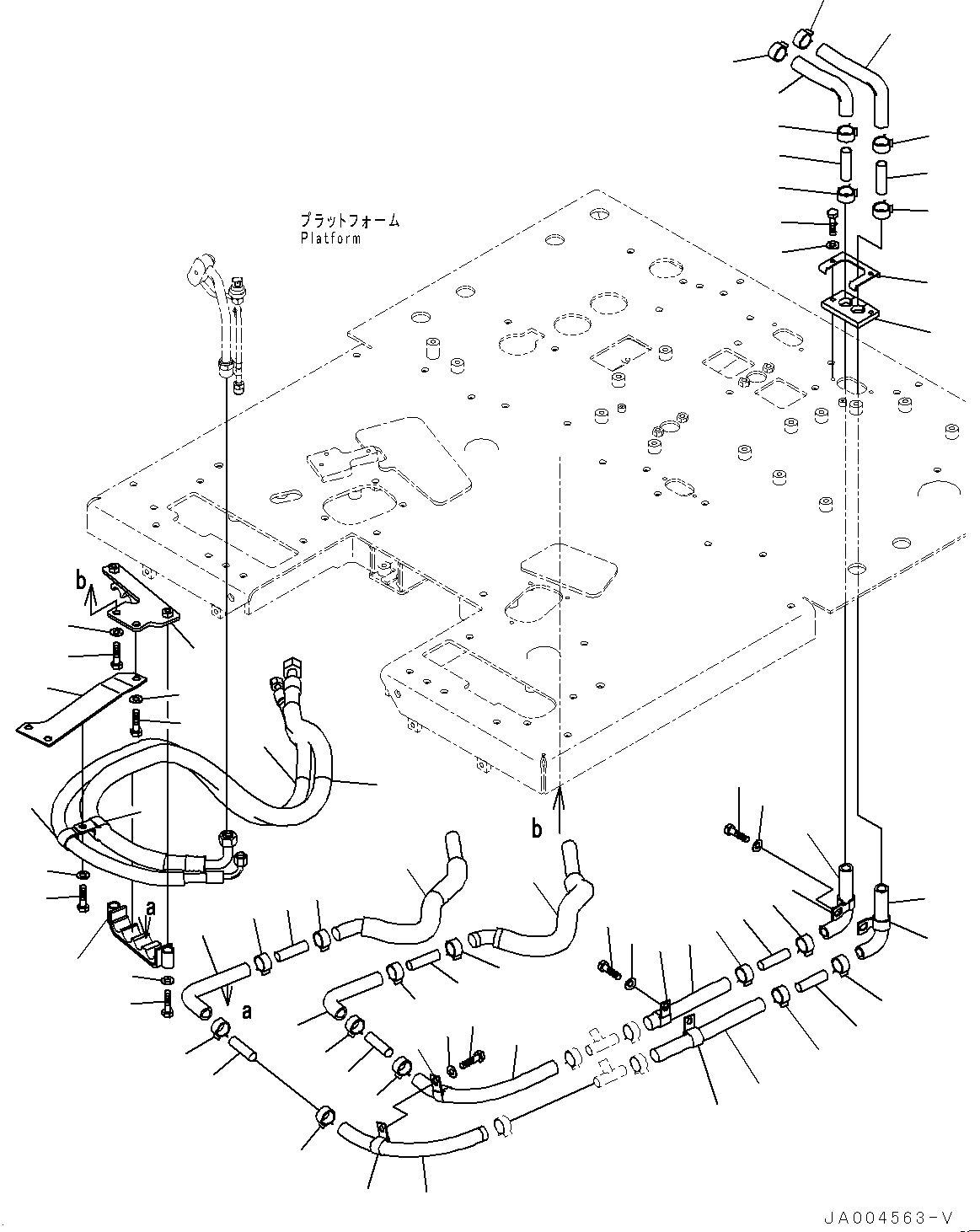 Шланг 23C-07-62370 KOMATSU