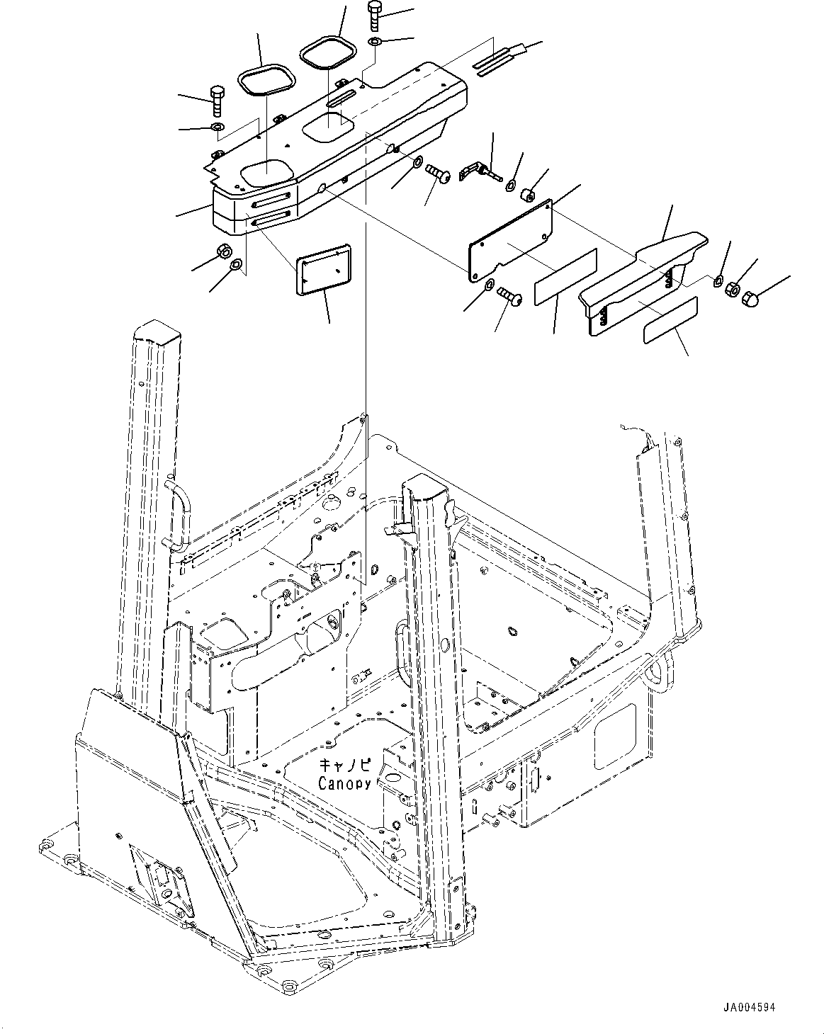Крышка 14X-54-58671 KOMATSU