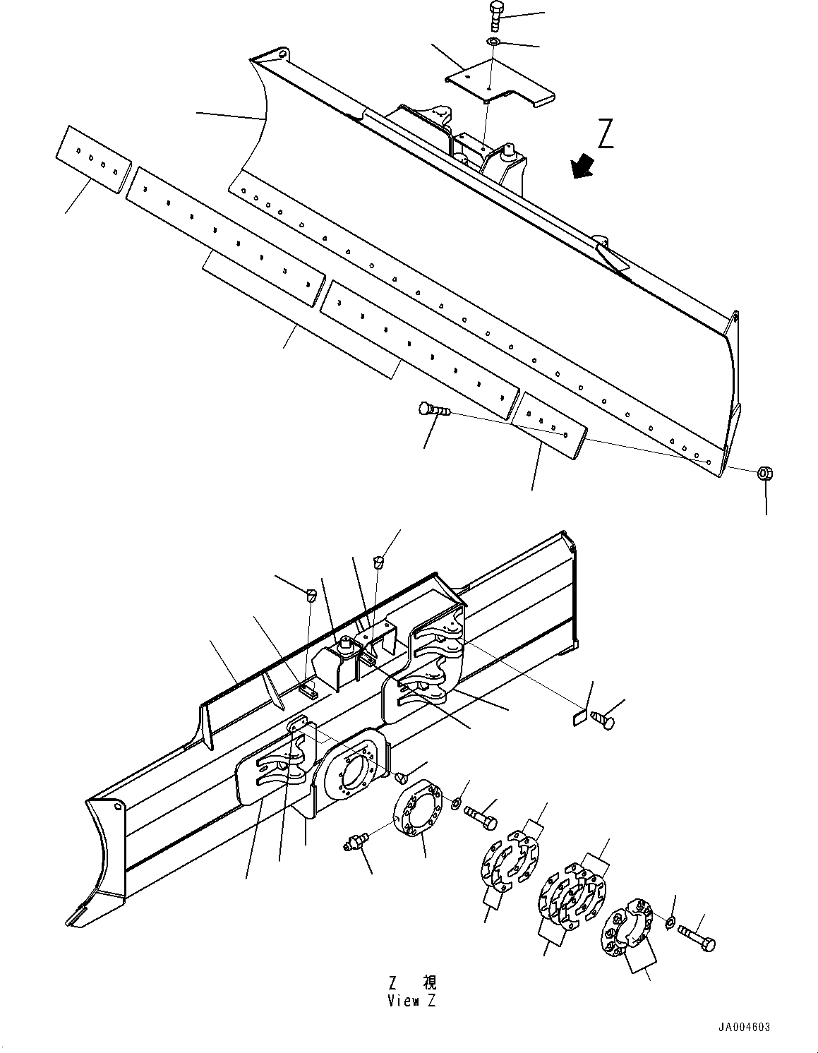 Blade Assembly, W=3212mm 11Y-72-37101 KOMATSU