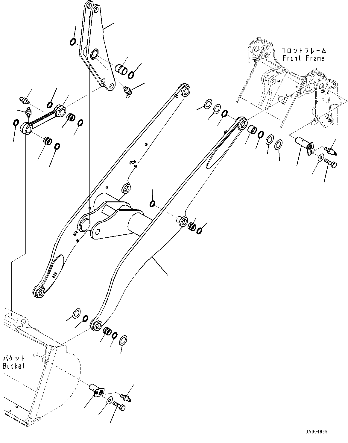 Boom Assembly 417-850-4300 KOMATSU