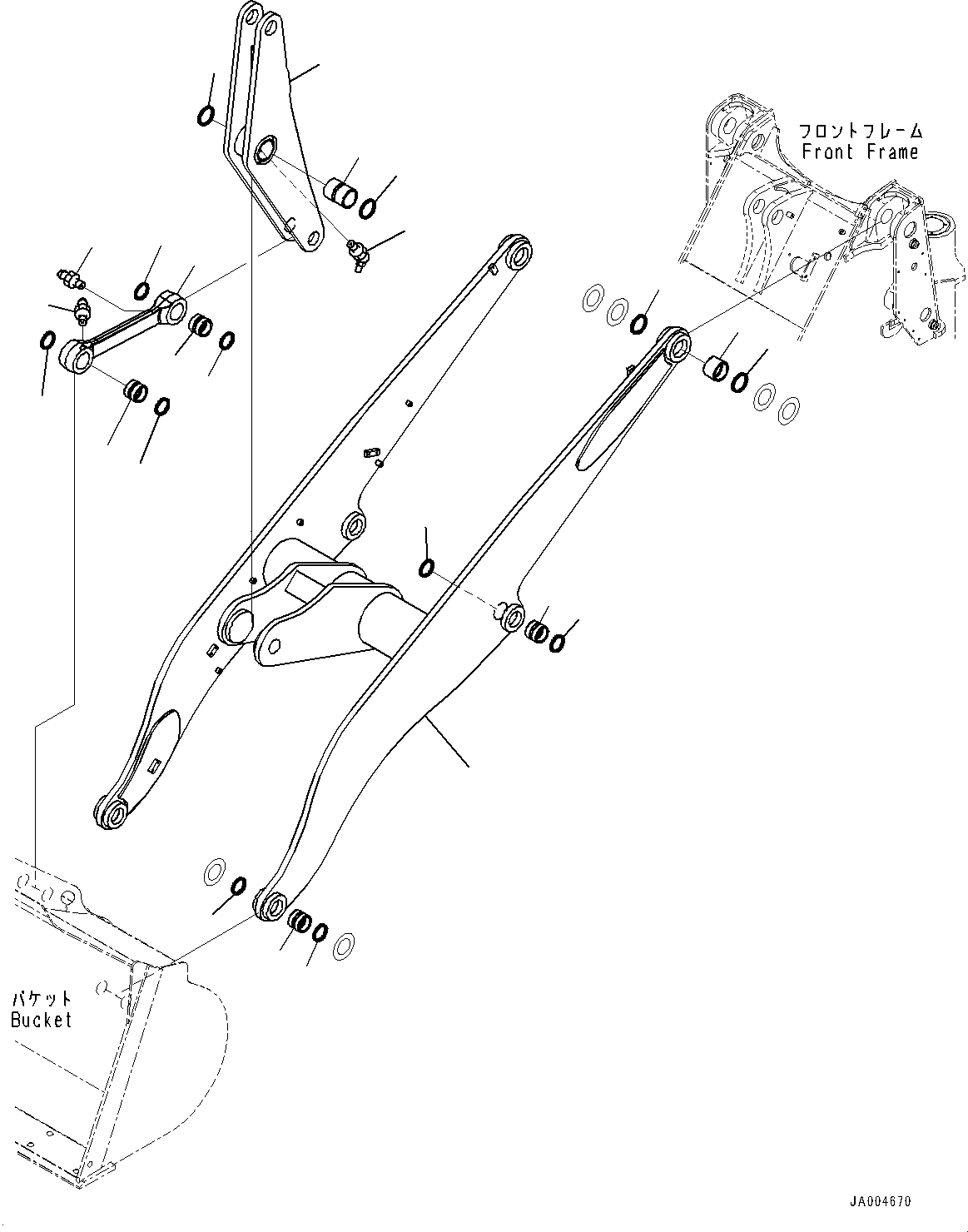 Boom Assembly 417-850-4301 KOMATSU