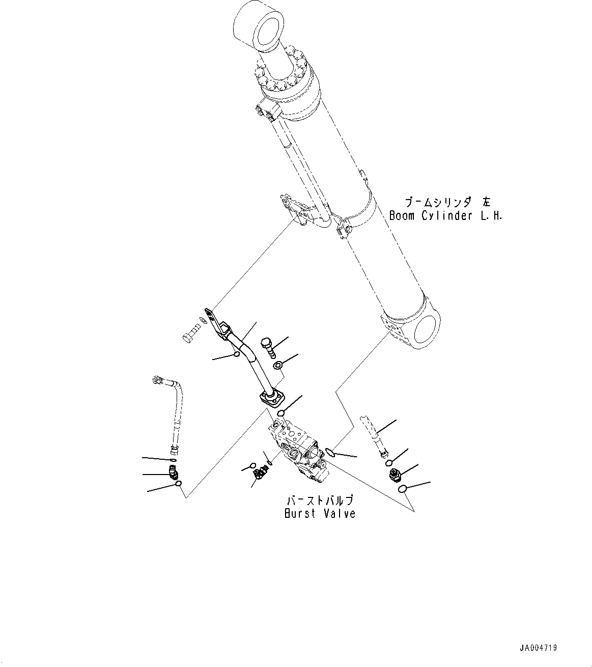 Угольник 203-62-72530 KOMATSU