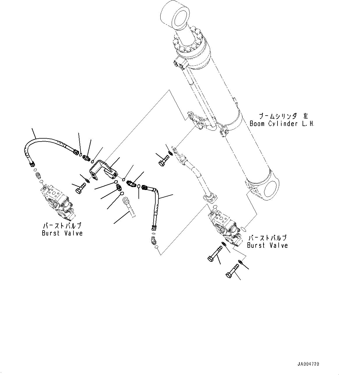 Шланг в сборе 203-62-72630 KOMATSU