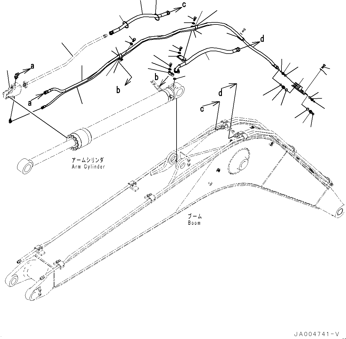 Шланг с торцевым уплотнением 02762-00240 KOMATSU