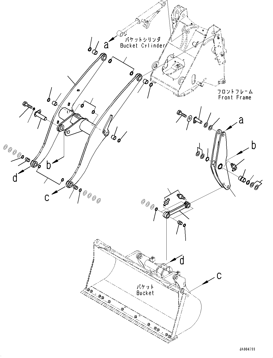 Boom Assembly 416-T80-4210 KOMATSU