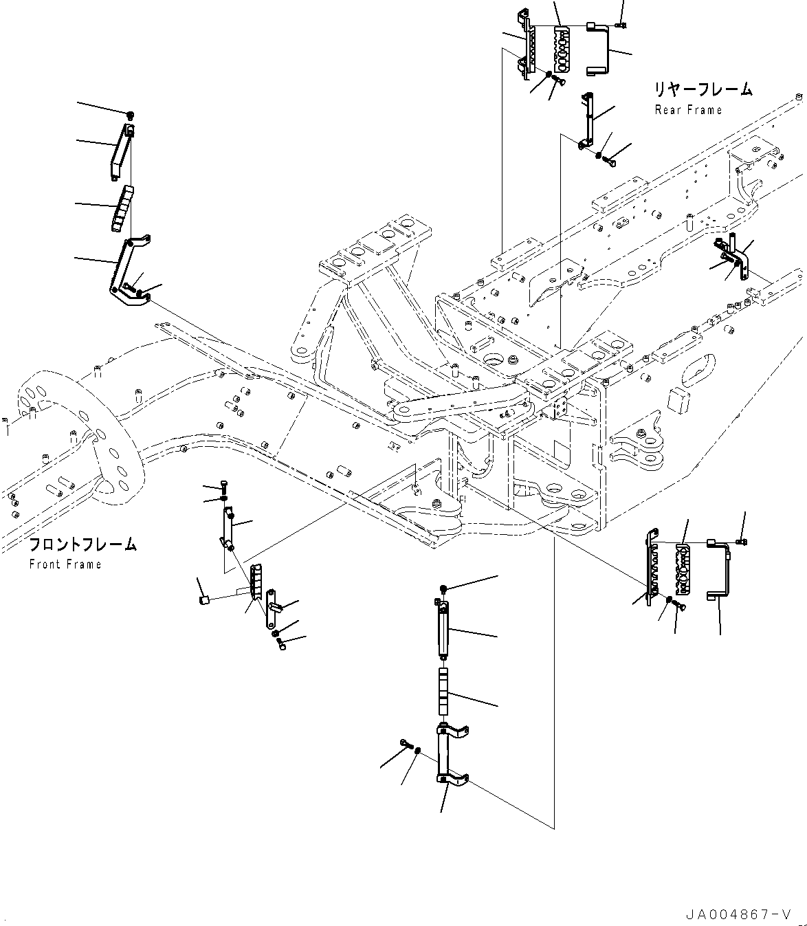 Кронштейн 23B-60-75690 KOMATSU