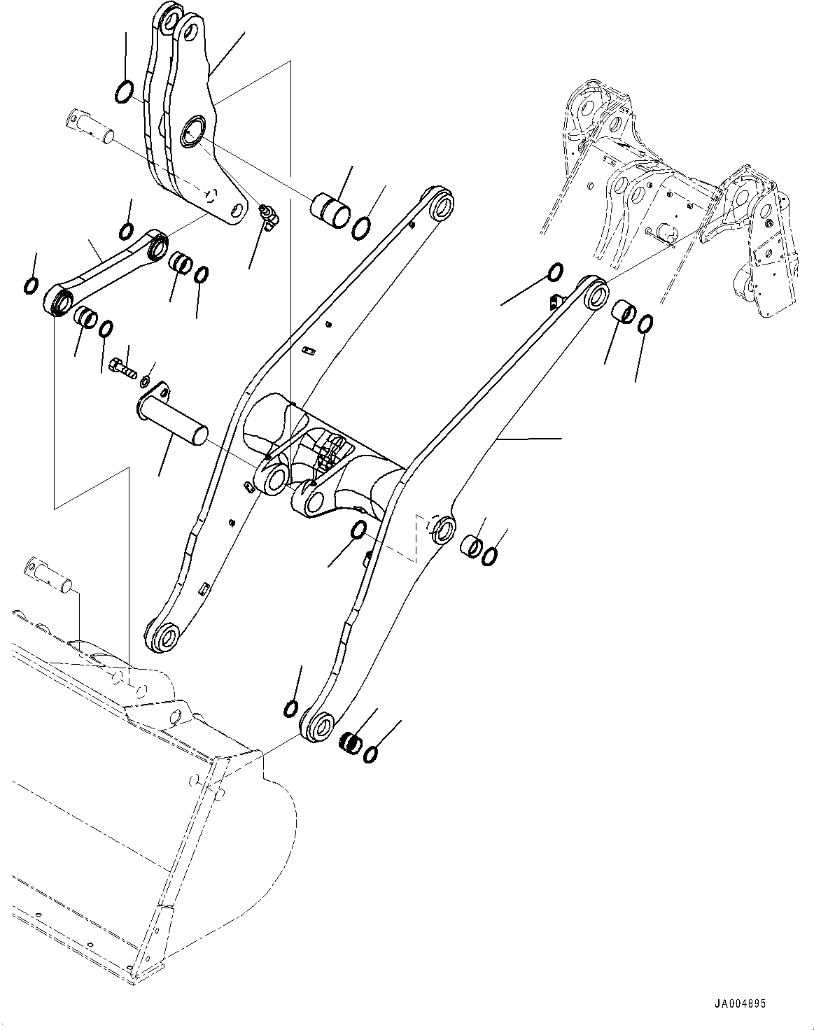 Boom Assembly 419-879-4400 KOMATSU