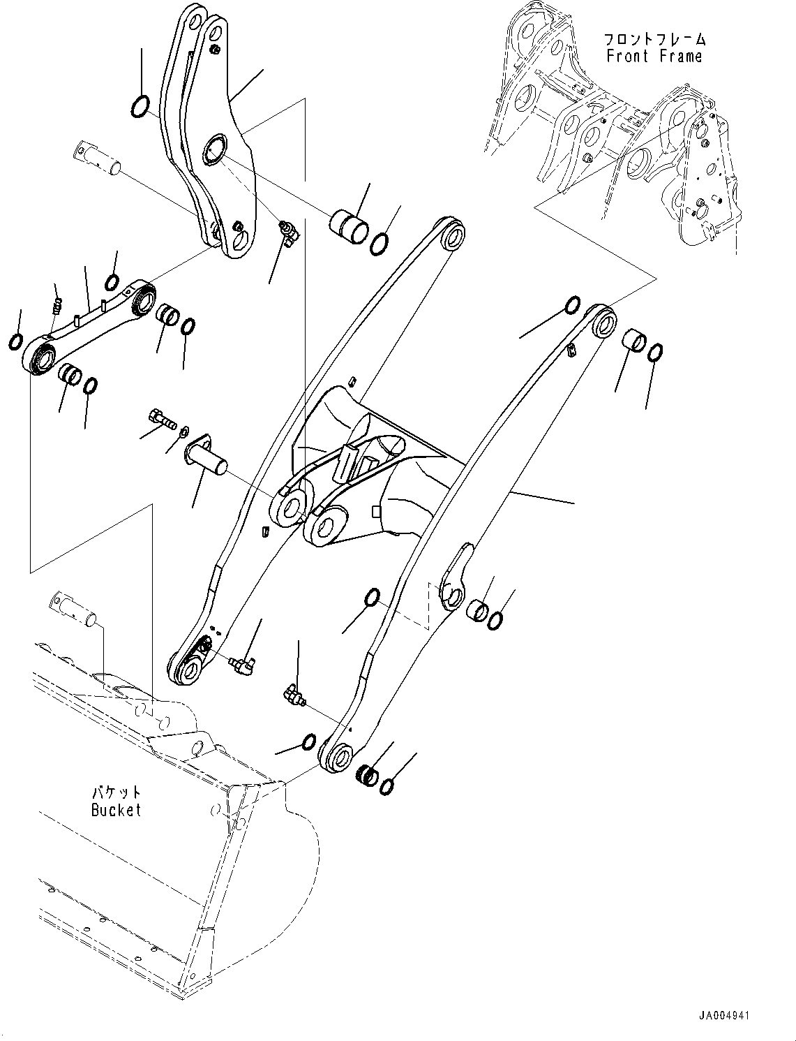 Boom Assembly 419-T80-4103 KOMATSU