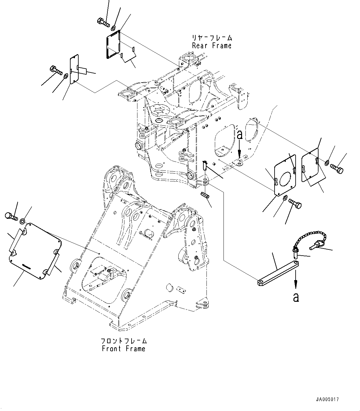 COVER,RHS 419-46-44431 KOMATSU