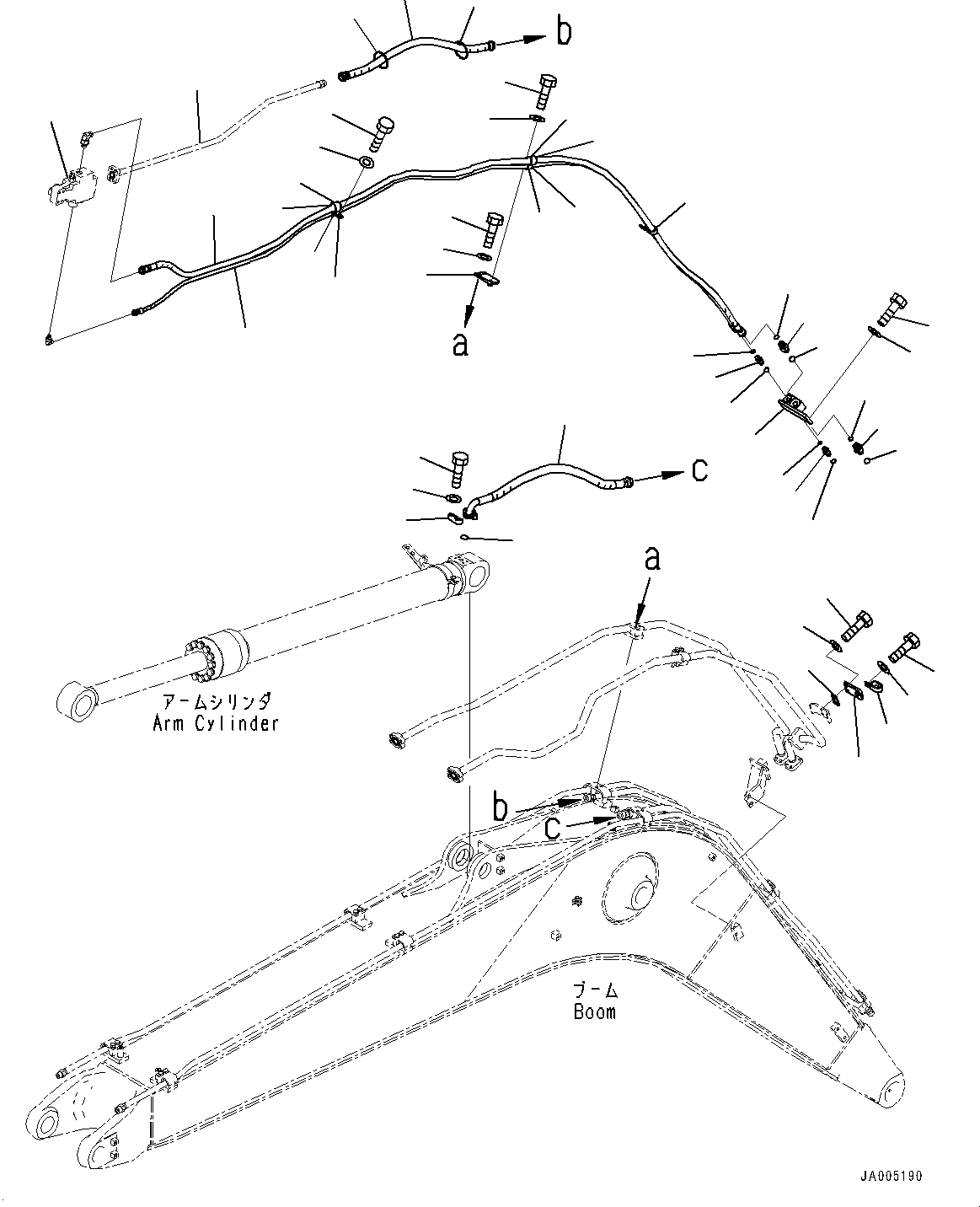 Шланг с торцевым уплотнением 02753-00441 KOMATSU