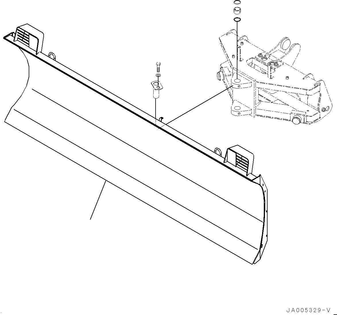 Щётка стеклоочистителя 416-905-4121 KOMATSU