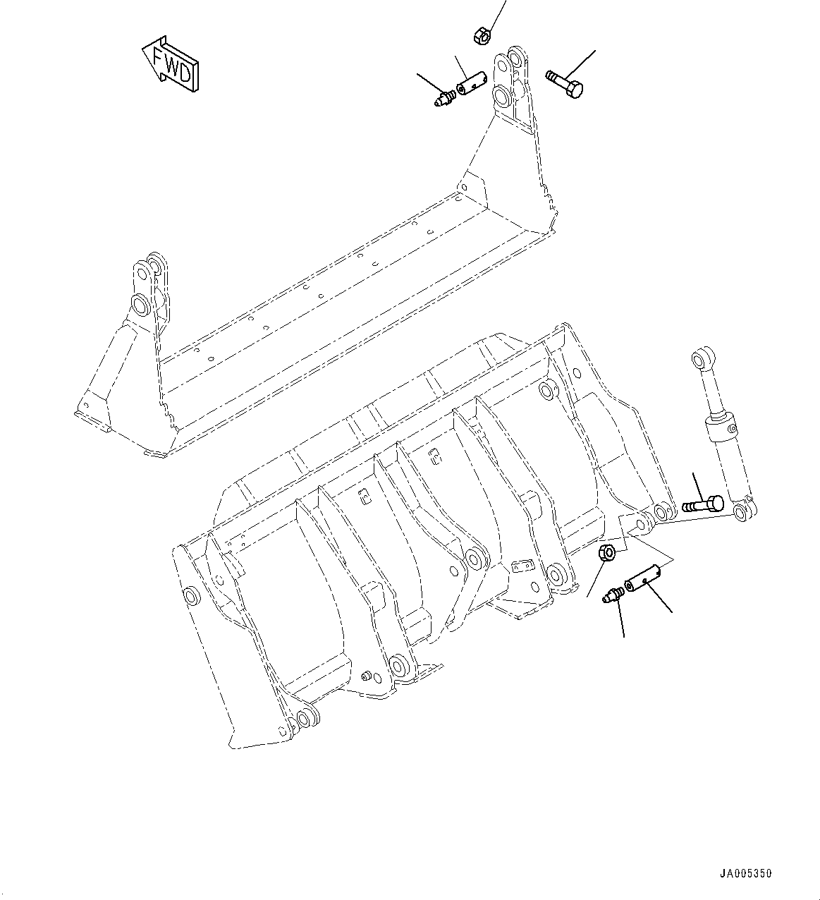 PIN,CYLINDER 417-823-1341 KOMATSU