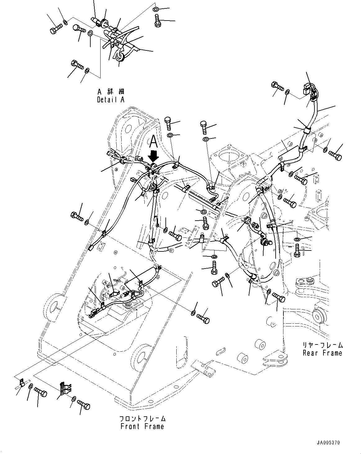Жгут проводов 416-V89-4510 KOMATSU