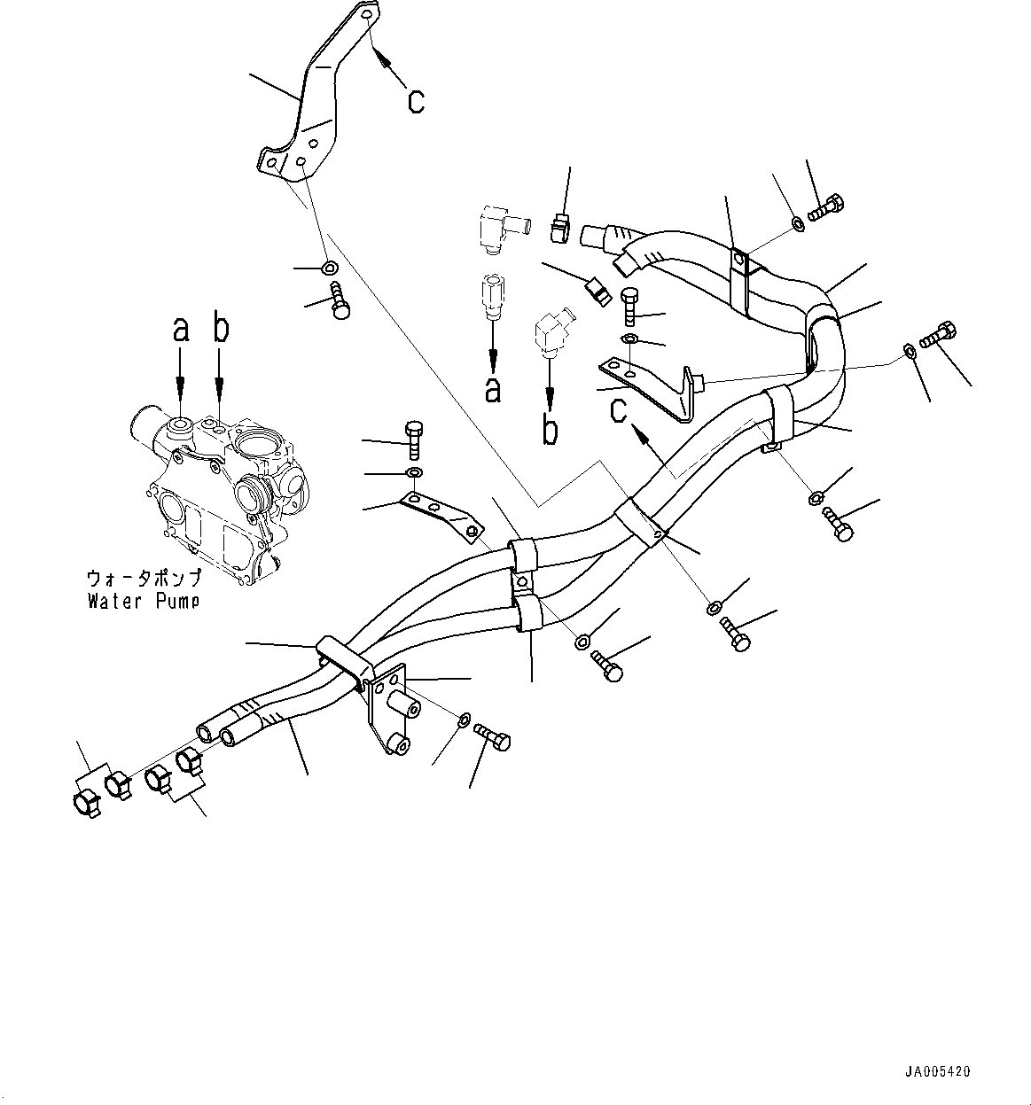 Шланг 416-Z91-4282 KOMATSU